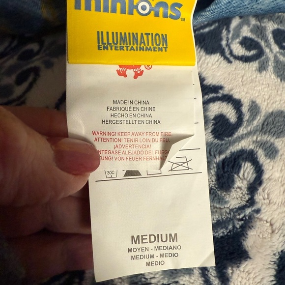 Rubie's Despicable Me Minions Girls sz M Yellow Blue Costume Dress& Goggles NEW - Picture 14 of 16